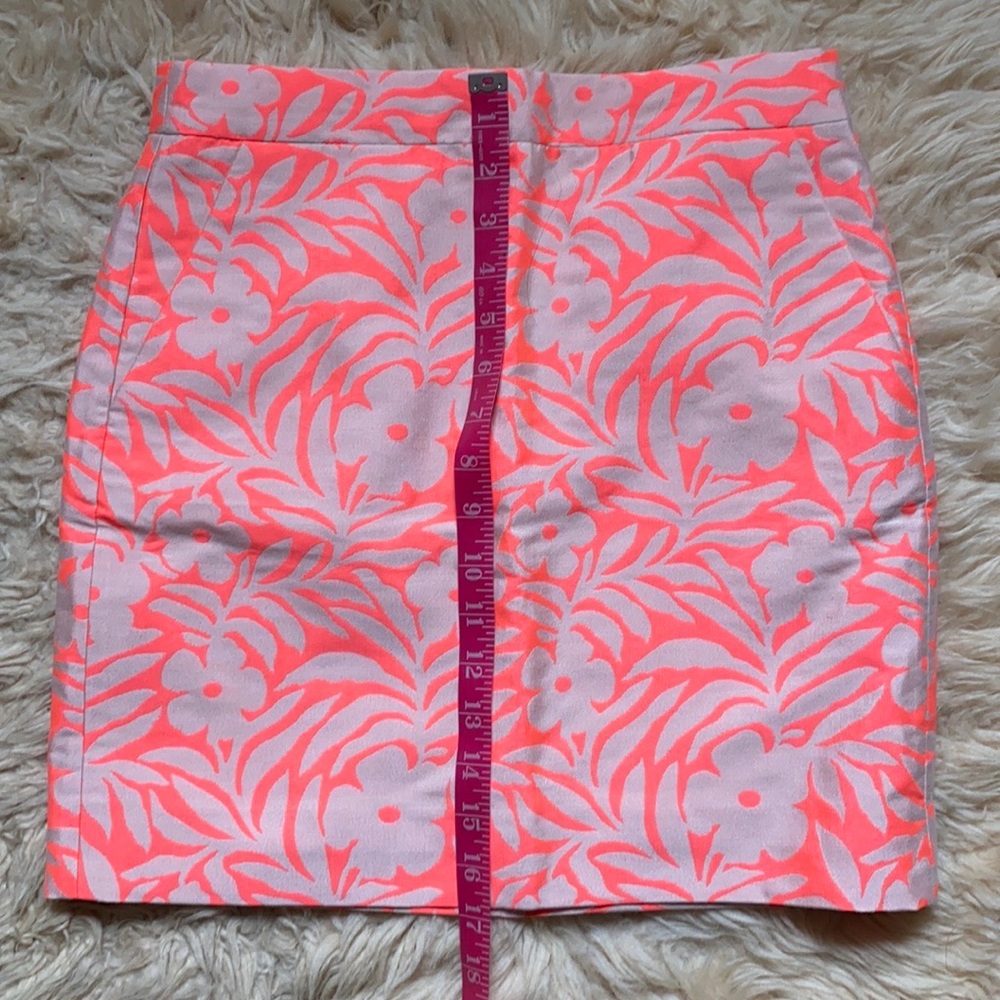 J. Crew Floral Mini Skirt NWT - Picture 6 of 8